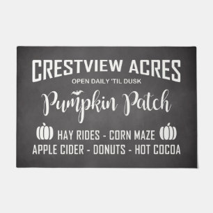 CRESTVIEW ACRES PUMPKIN PATCH DOORMAT