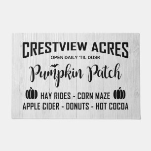 CRESTVIEW ACRES PUMPKIN PATCH DOORMAT