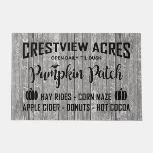 CRESTVIEW ACRES PUMPKIN PATCH DOORMAT