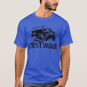 Crestwood Kentucky KY Tourism Semi Stuck on T-Shirt