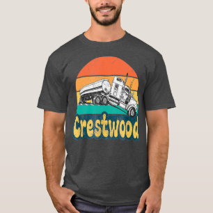 Crestwood Kentucky KY Tourism Semi Stuck on T-Shirt