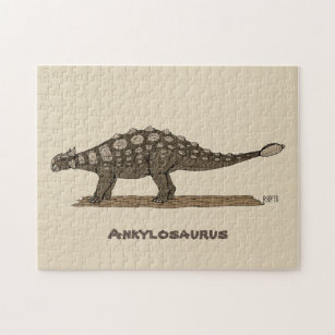 Cretaceous Dinosaur Ankylosaurus Jigsaw Puzzle
