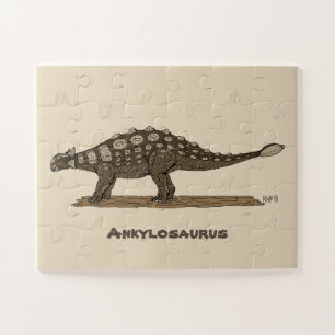 Cretaceous Dinosaur Ankylosaurus Jigsaw Puzzle