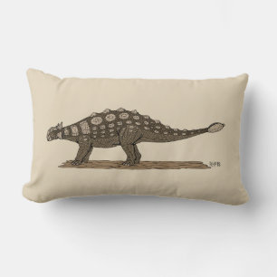 Cretaceous Dinosaur Ankylosaurus Lumbar Cushion