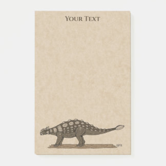 Cretaceous Dinosaur Ankylosaurus Post-it Notes