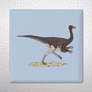 Cretaceous Dinosaur Ornithomimus Magnet