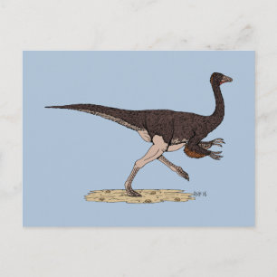 Cretaceous Dinosaur Ornithomimus Postcard