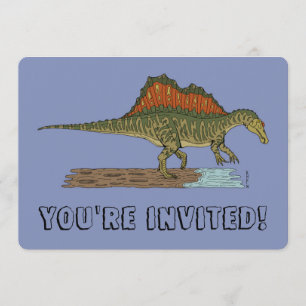 Cretaceous Dinosaur Spinosaurus Invitation