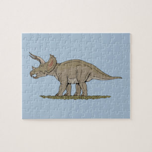 Cretaceous Dinosaur Triceratops Jigsaw Puzzle