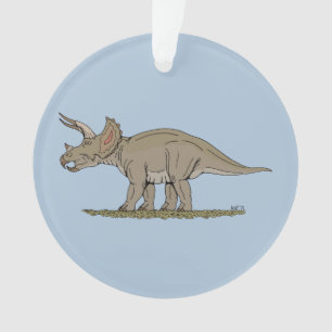 Cretaceous Dinosaur Triceratops Ornament