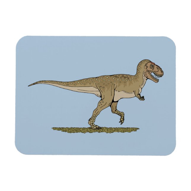 Cretaceous Dinosaur Tyrannosaurus rex Magnet (Horizontal)