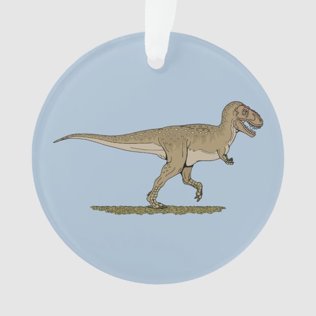 Cretaceous Dinosaur Tyrannosaurus rex Ornament (Front)
