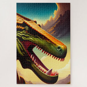 Cretaceous Visitors 1014 piece Jigsaw Puzzle