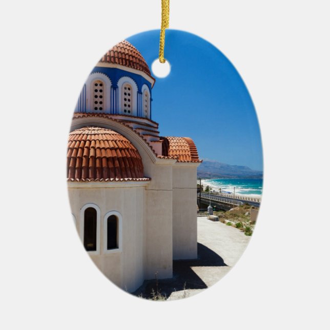 Crete 6 ceramic tree decoration (Front)