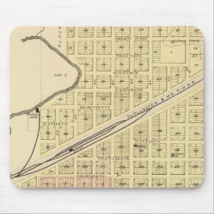 Crete and Saline County, Nebraska Mouse Pad