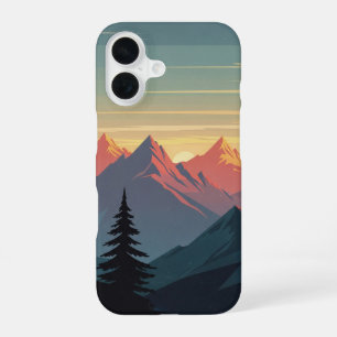 Crête de Montagne Vintage iPhone 16 Case