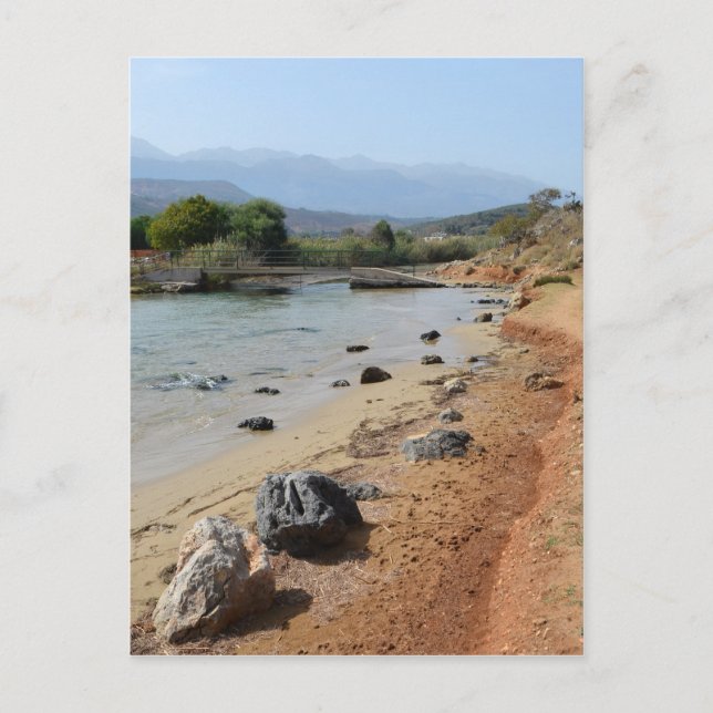 Crete - Georgioupoli Beach Postcard (Front)