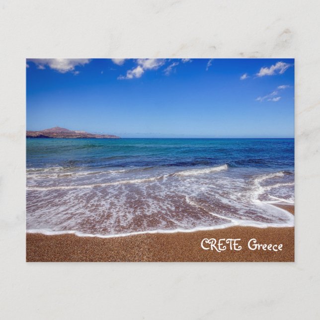 Crete Greece Mediterranean Sea Postcard (Front)