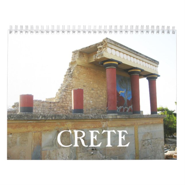 Crete Greek island  Calendar (Cover)