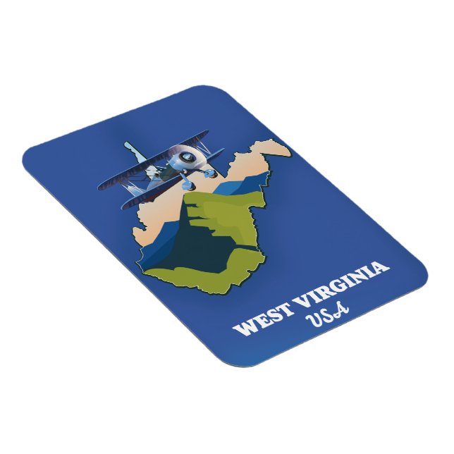 Crete map travel poster magnet (Right Side)