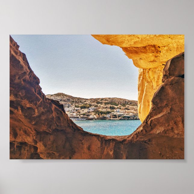 Crete Matala Caves 2023 Poster (Front)
