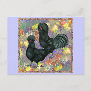 Crevecoeurs and Flowers Postcard