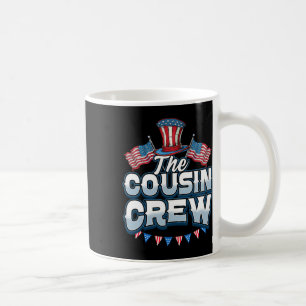 Crew 4th Of July Family Matching Group Cousin Crew Coffee Mug