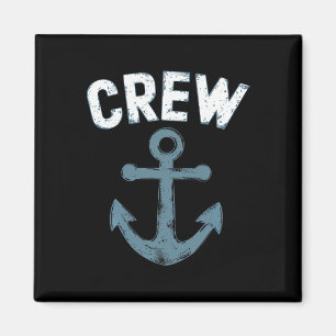 Crew Anchor Nautical Boat Sailing Seafarers Ocean Magnet