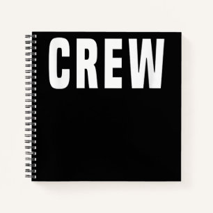 Crew Camera Film Photography Music - Printed Notebook