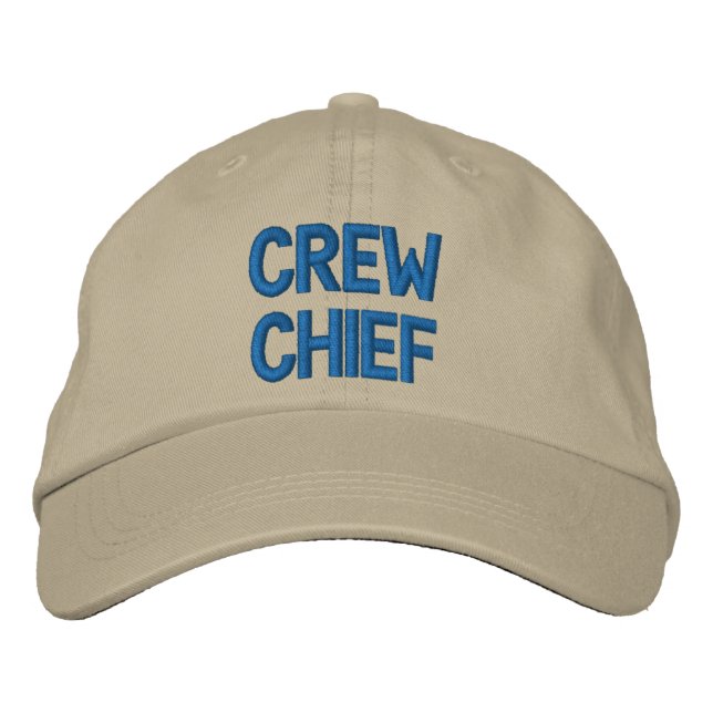 CREW CHIEF Embroidered Hat 09101218 (Front)