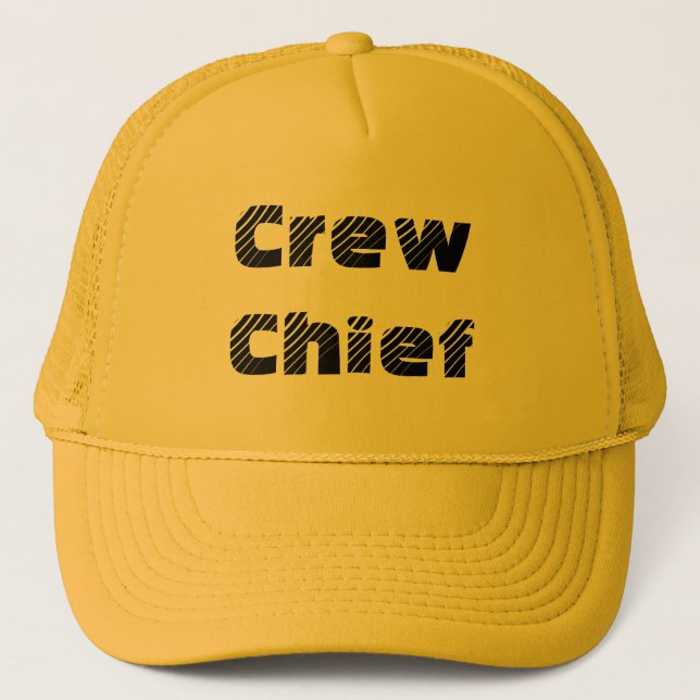 Crew Chief Trucker Hat (Front)