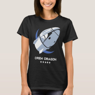 Crew Dragon Spacecraft Rocket Ship T-Shirt