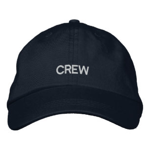 Crew Embroidered Adjustable Cap
