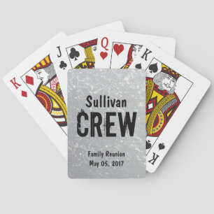 CREW   Group or Family Name   Family Reunion Playing Cards