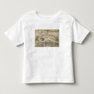 Crew killing and skinning bears, outside the cabi toddler T-Shirt