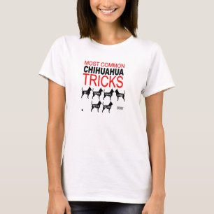 Crew Neck Women's SS Tee - Chihuahua Tricks
