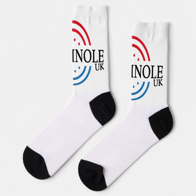 Crew Socks - Crokinole UK Classic Logo (Left)