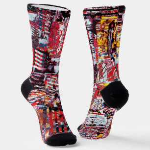 Crew Socks – Fragmented Pulse
