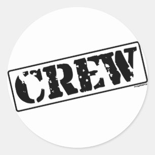 Crew Stamp Classic Round Sticker