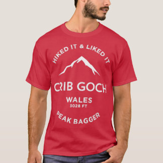 Crib Goch Wales Hiking  T-Shirt