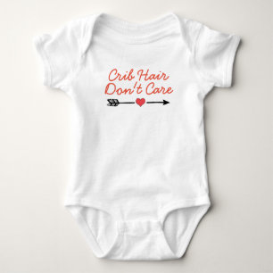 Crib Hair Don't Care Baby Bodysuit