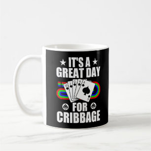 Cribbage Board For Cribbage Card Game Player Funny Coffee Mug