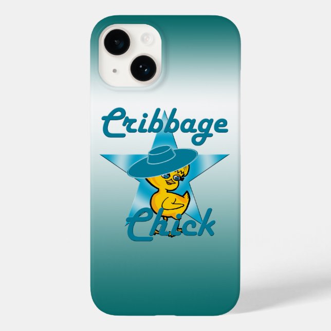 Cribbage Chick #7 Case-Mate iPhone Case (Back)