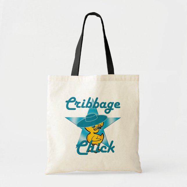 Cribbage Chick #7 Tote Bag (Front)