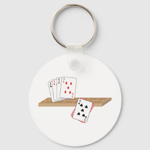 Cribbage Hand Key Ring