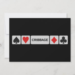 Cribbage invitation - customise!