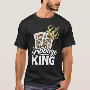 Cribbage King Partnerlook Card Game Players 1 T-Shirt