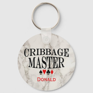 Cribbage Master Personalised Key Ring