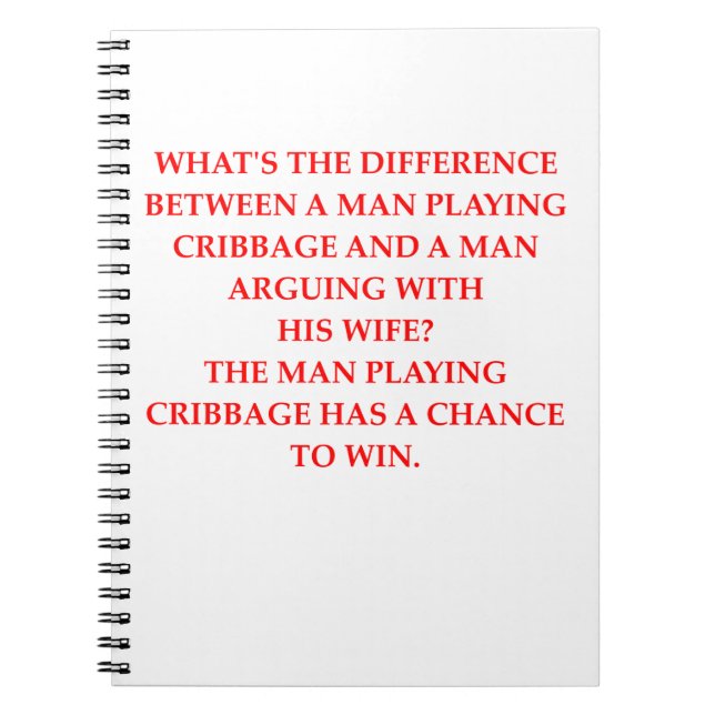 CRIBBAGE NOTEBOOK (Front)