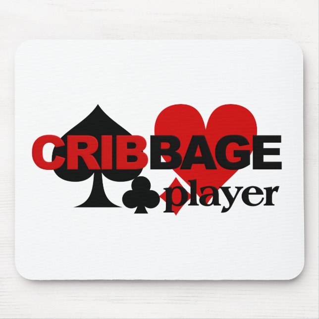 Cribbage Player mousepad (Front)